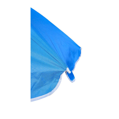 Sonnenschirm Strandschirm Strand Reise Stabil UV Schutz UPF 50+ blau 170 cm