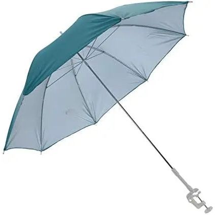 Sonnenschirm für Buggy Sonnenliege Balkonschirm Kinderwagen Ø 100 cm UV Schutz(Türkis)