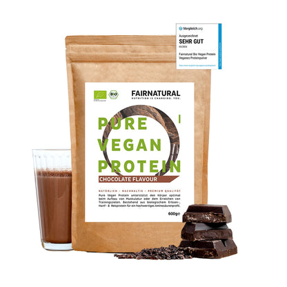 Bio Veganes Proteinpulver Schoko ohne Soja