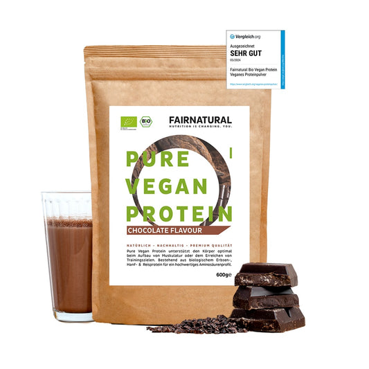 Bio Veganes Proteinpulver Schoko ohne Soja