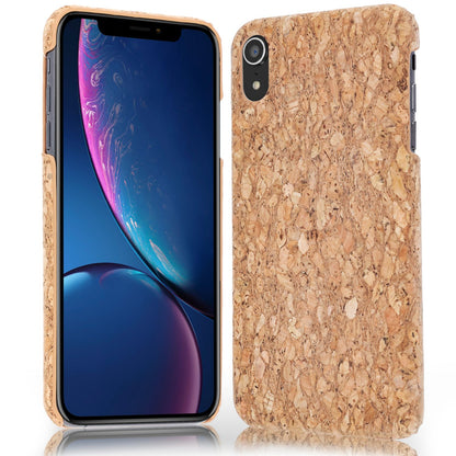 NALIA Kork Hülle kompatibel mit iPhone XR, Handyhülle Natur-Holz Look Handy-Tasche Cover Case, Dünn Ultra-Slim Hardcase Schutzhülle Etui, Backcover Bumper Handy-Tasche