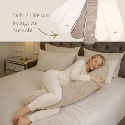 Stillkissen XXL Bouclé – ergonomisch & kuschelig