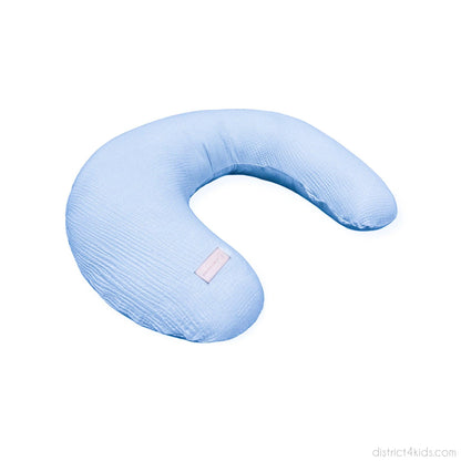Nursing pillow U-shaped muslin with removable cover – ergonomic moon nursing pillow