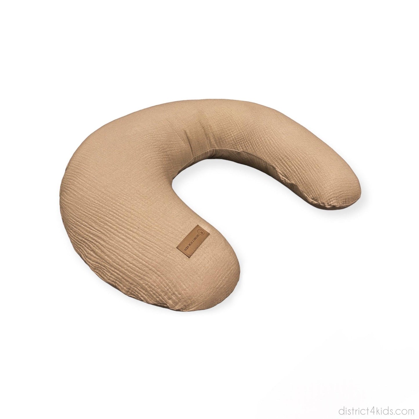 Nursing pillow U-shaped muslin with removable cover – ergonomic moon nursing pillow