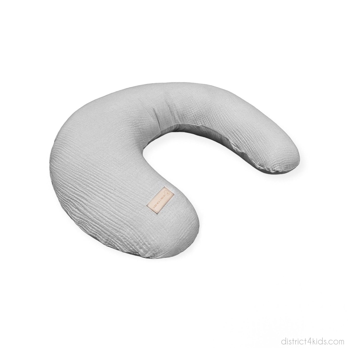 Nursing pillow U-shaped muslin with removable cover – ergonomic moon nursing pillow
