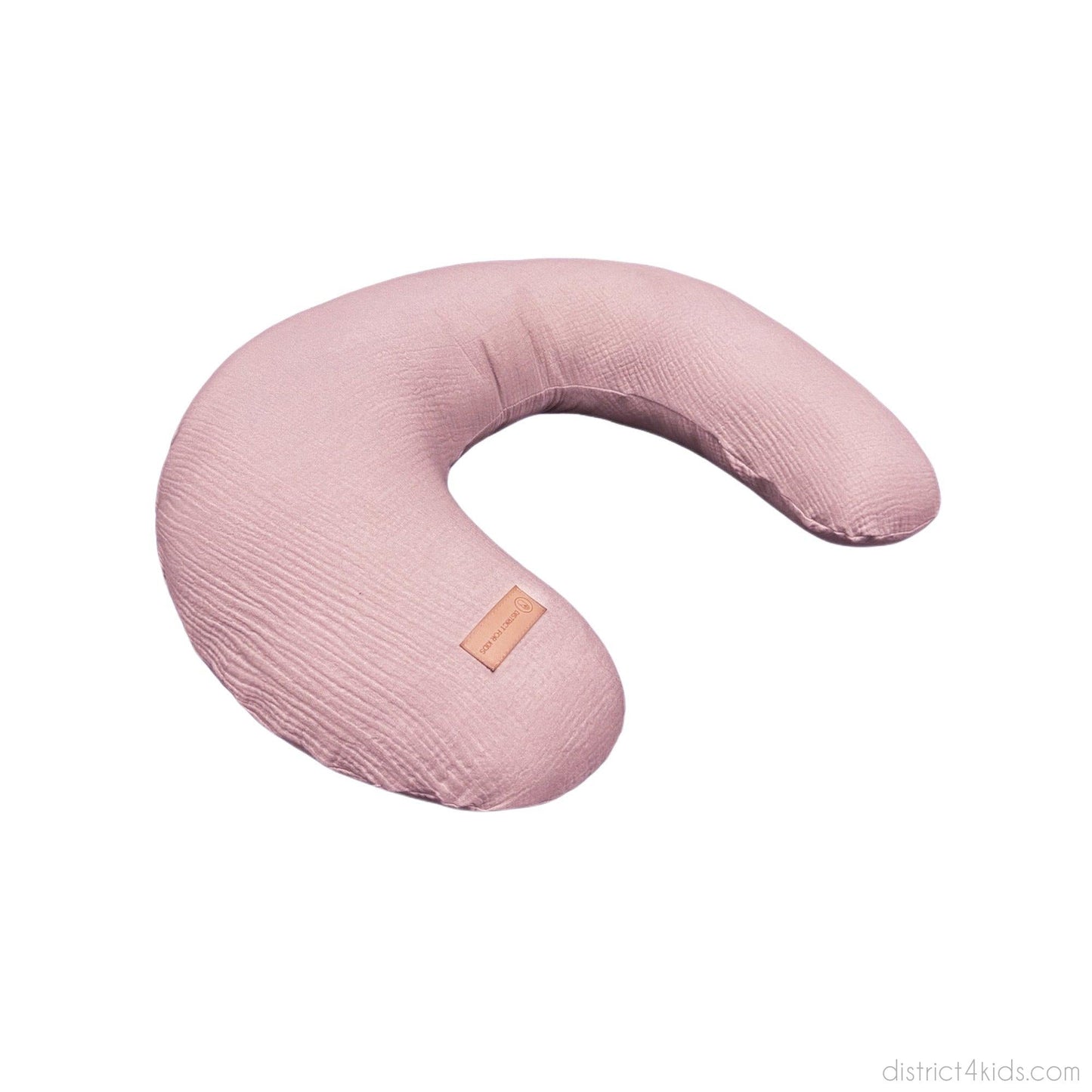 Nursing pillow U-shaped muslin with removable cover – ergonomic moon nursing pillow
