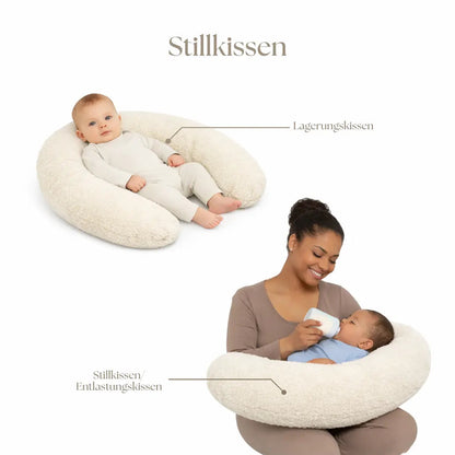 Stillkissen U-Form Bouclé – Oeko-Tex zertifiziert