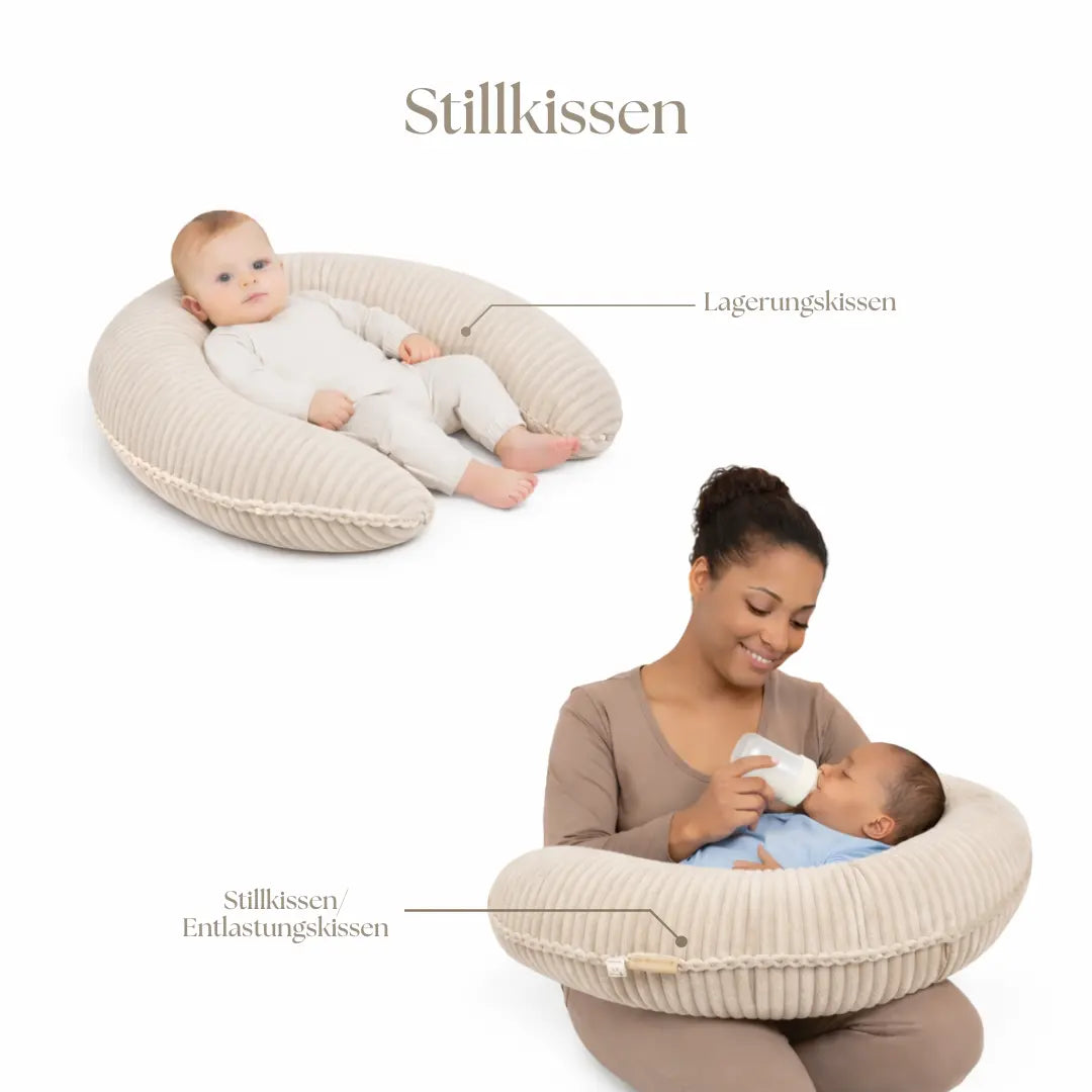 Stillkissen Halbmond Cord – Komfort & Stil