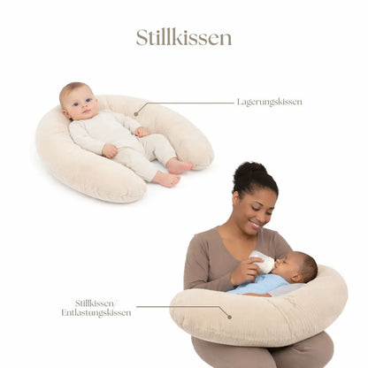 Stillkissen U-Form Cord – abnehmbarer Bezug