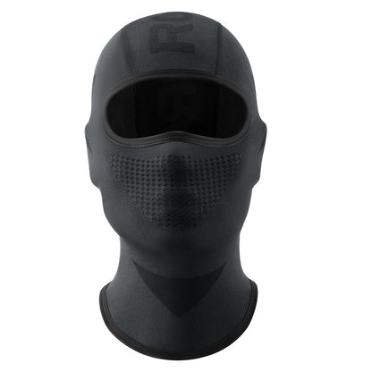 Sturmhaube Balaclava, Atmungsaktive Skimaske Schwarz-Grau