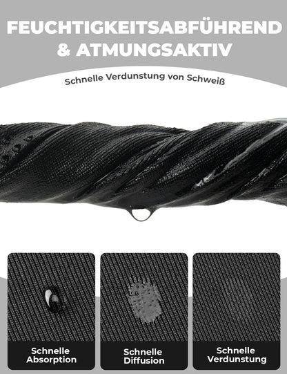 Sturmhaube Balaclava, Atmungsaktive Skimaske Schwarz-Grau