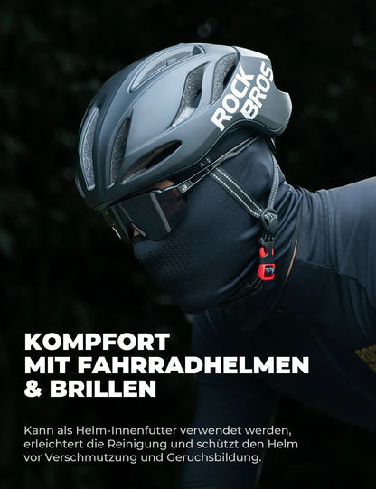 Sturmhaube Balaclava, Atmungsaktive Skimaske Schwarz-Grau