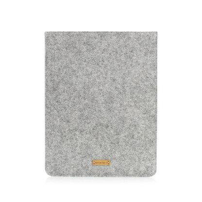 Hülle für Galaxy Tab S7 | aus Filz und Bio-Baumwolle | hellgrau - bloom | Modell "LET"