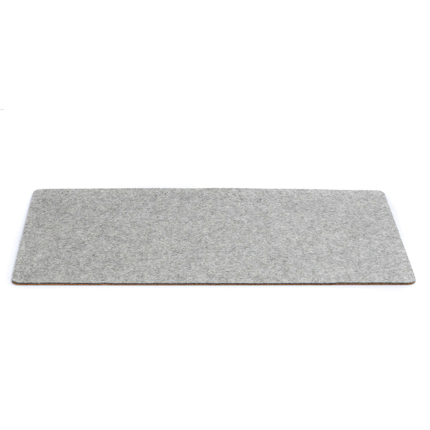 Felt and cork desk pad | 30 x 60 cm | light grey