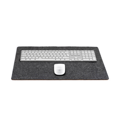 Felt and cork desk pad | 38 x 50 cm | anthracite