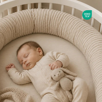Bettschlange einsträngig Cord – Schutz & Komfort für Babybett