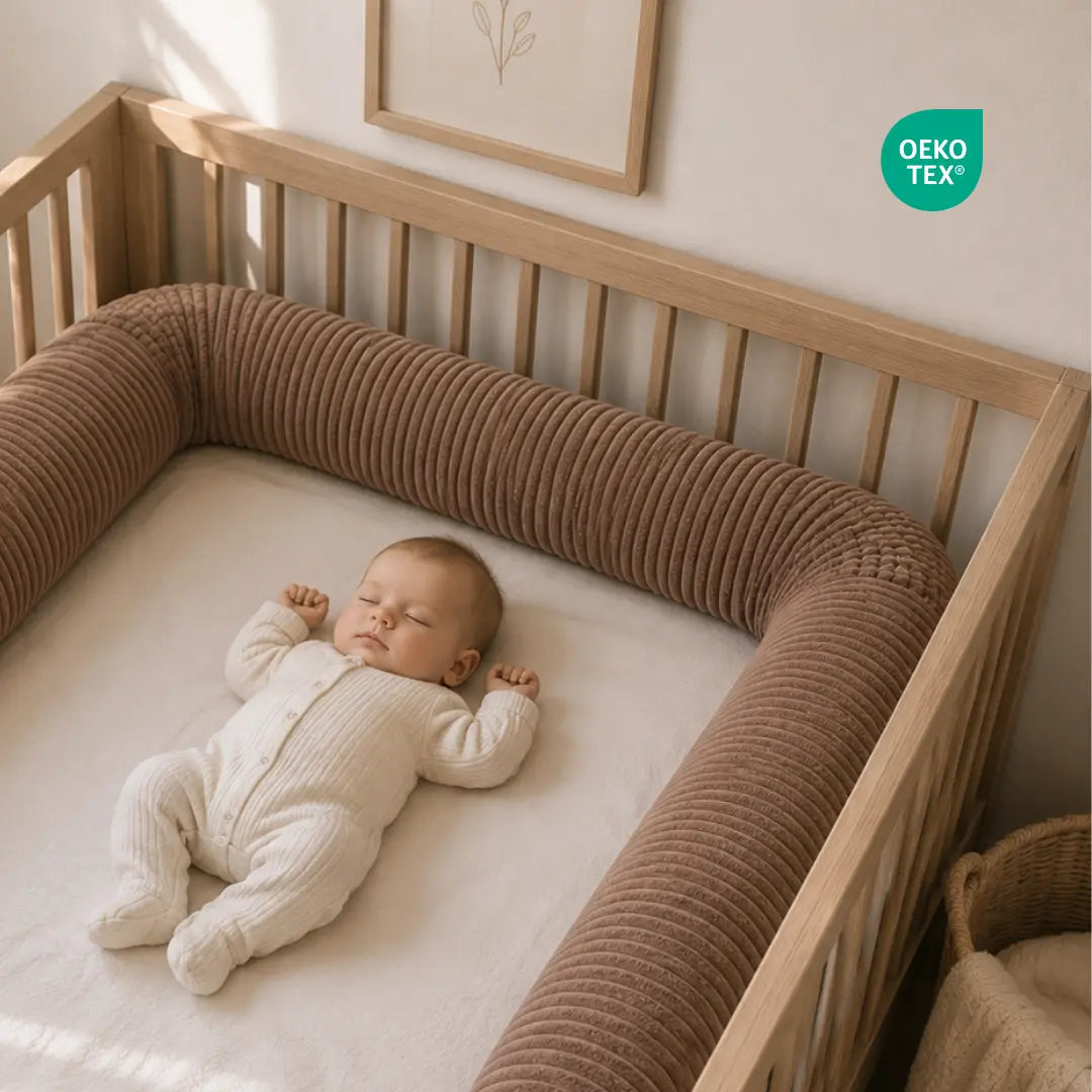 Bettschlange einsträngig Cord – Schutz & Komfort für Babybett