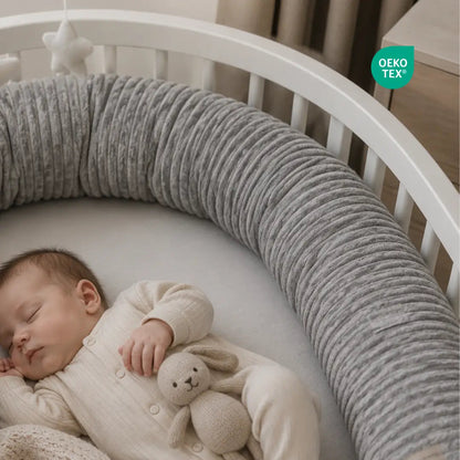 Bettschlange einsträngig Cord – Schutz & Komfort für Babybett