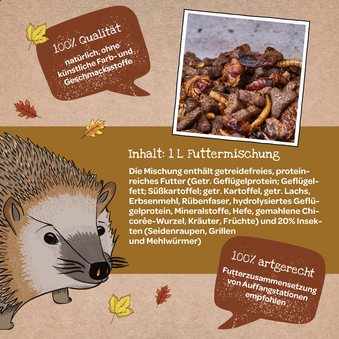Large meal – 1 L hedgehog food