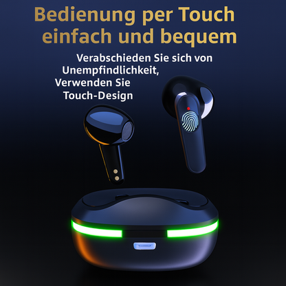 TWS Bluetooth 5.0 In-Ear Kopfhörer Kabellos Touch IPX4 LED Ladecase