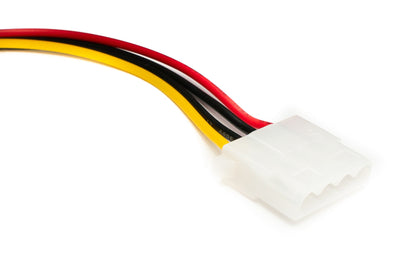 SYSTEM-S SATA Kabel 20 cm 15Pin Stecker zu IDE 4Pin Molex für Festplatte Laufwerke