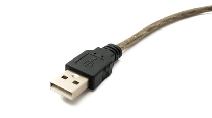 SYSTEM-S USB 2.0 Kabel 10 m Typ A Stecker zu Buchse Kabel in Grau