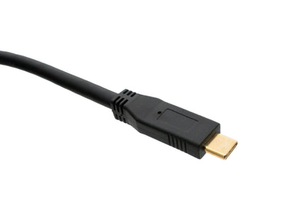 SYSTEM-S USB 3.1 Kabel 8 m Typ C Stecker zu 3.0 A Stecker 5 Gbit/s 100W in Schwarz