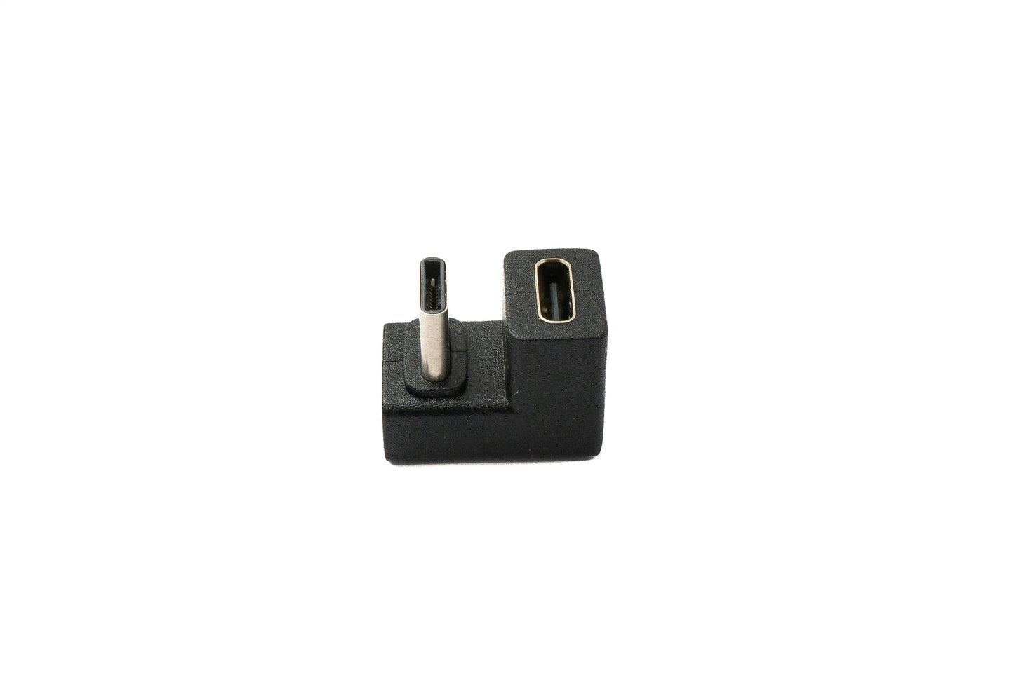 SYSTEM-S USB 3.1 Adapter Typ C Stecker zu Buchse U Turn 180° Winkel Kabel 5 Gbit/s 100W