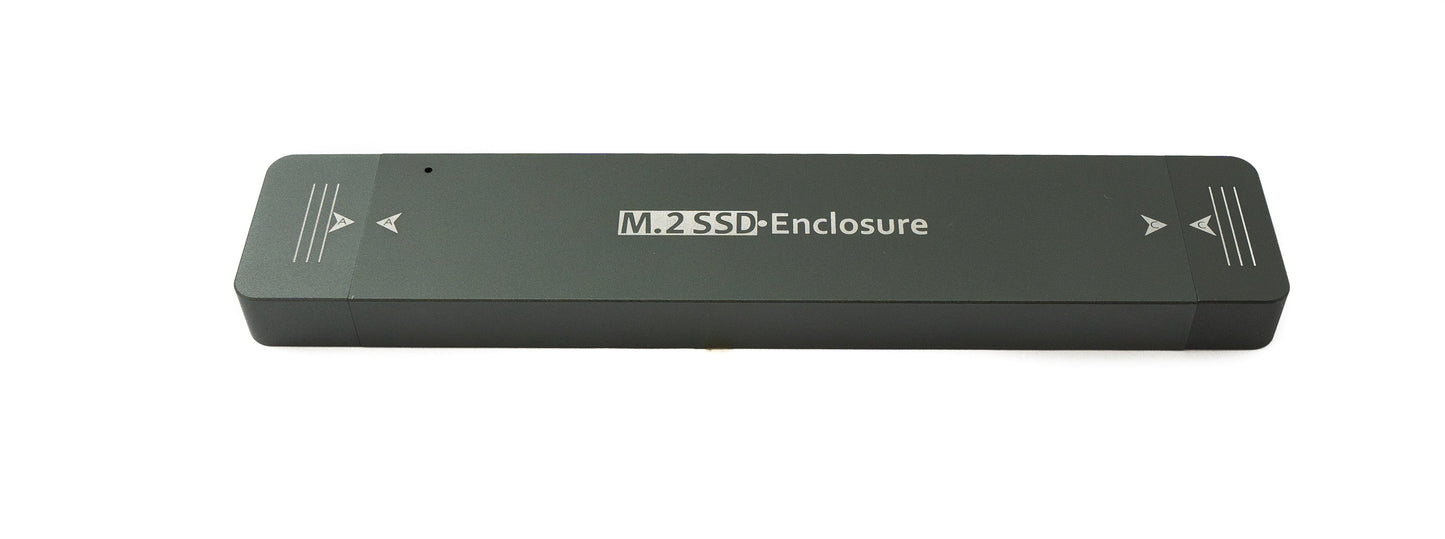 SYSTEM-S NVME M-key M.2 NGFF adapter to USB 3.1 Type C &amp; 3.0 Type A connector for SATA SSD