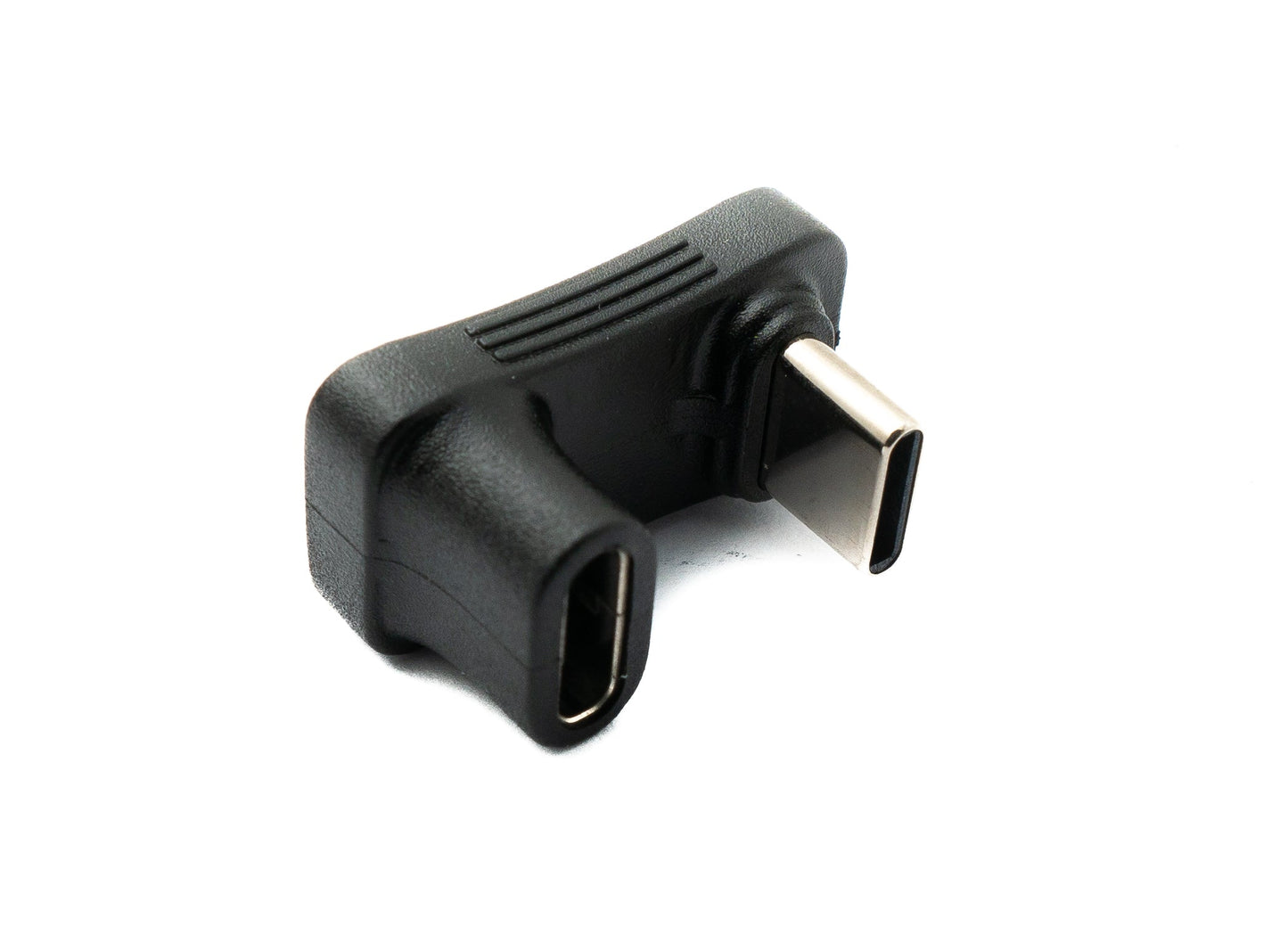 SYSTEM-S USB 3.1 Gen 2 Typ C Adapter Stecker zu Buchse U Turn 180° Winkel Kabel 10 Gbit/s 100W für Steam Deck