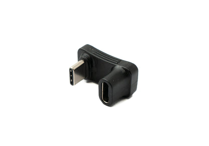 SYSTEM-S USB 3.1 Gen 2 Typ C Adapter Stecker zu Buchse U Turn 180° Winkel Kabel 10 Gbit/s 100W für Steam Deck