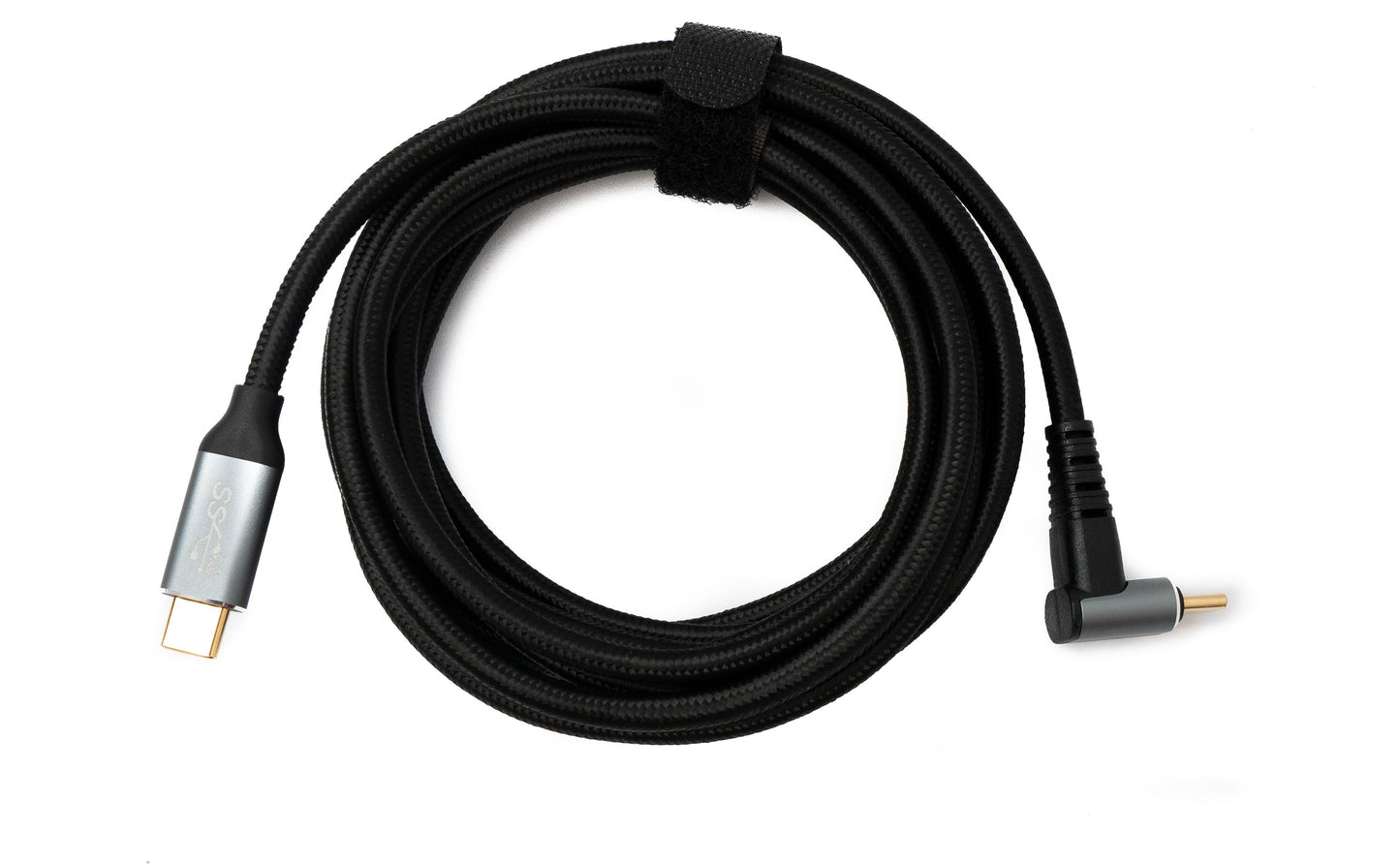SYSTEM-S USB 3.1 Gen 2 Typ C Kabel 3 m Stecker zu Stecker 10 Gbit/s 100W Winkel