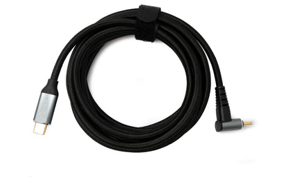 SYSTEM-S USB 3.1 Gen 2 Typ C Kabel 3 m Stecker zu Stecker 10 Gbit/s 100W Winkel