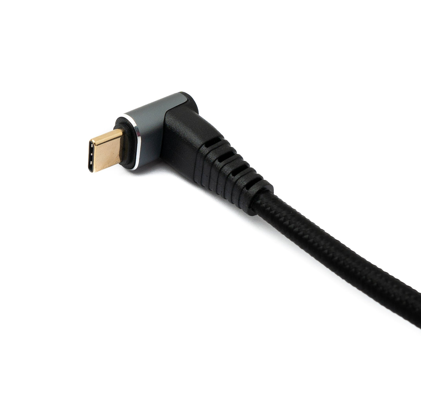 SYSTEM-S USB 3.1 Gen 2 Typ C Kabel 3 m Stecker zu Stecker 10 Gbit/s 100W Winkel
