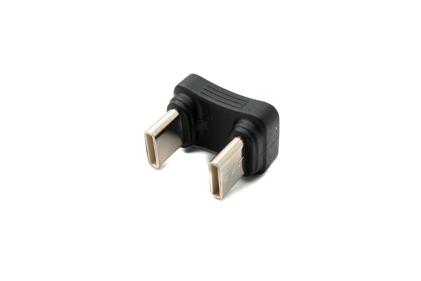 SYSTEM-S USB 3.1 Gen 2 Typ C Adapter Stecker zu Stecker U Turn 180° Winkel Kabel 10 Gbit/s 100W