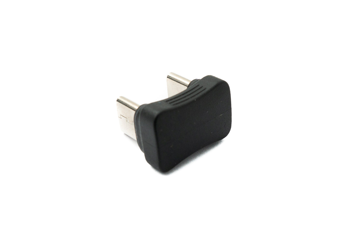 SYSTEM-S USB 3.1 Gen 2 Typ C Adapter Stecker zu Stecker U Turn 180° Winkel Kabel 10 Gbit/s 100W