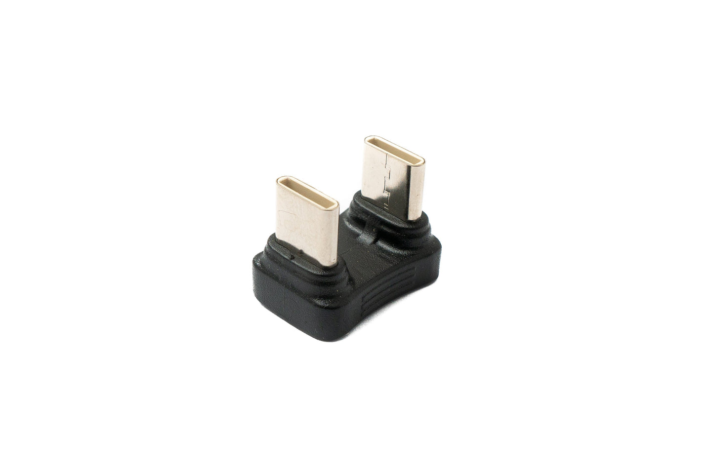 SYSTEM-S USB 3.1 Gen 2 Typ C Adapter Stecker zu Stecker U Turn 180° Winkel Kabel 10 Gbit/s 100W