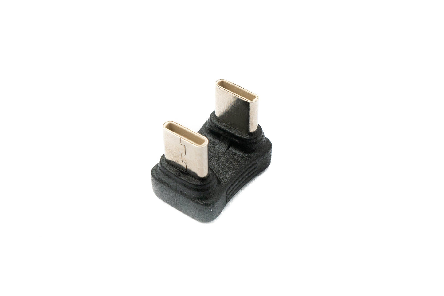 SYSTEM-S USB 3.1 Gen 2 Typ C Adapter Stecker zu Stecker U Turn 180° Winkel Kabel 10 Gbit/s 100W