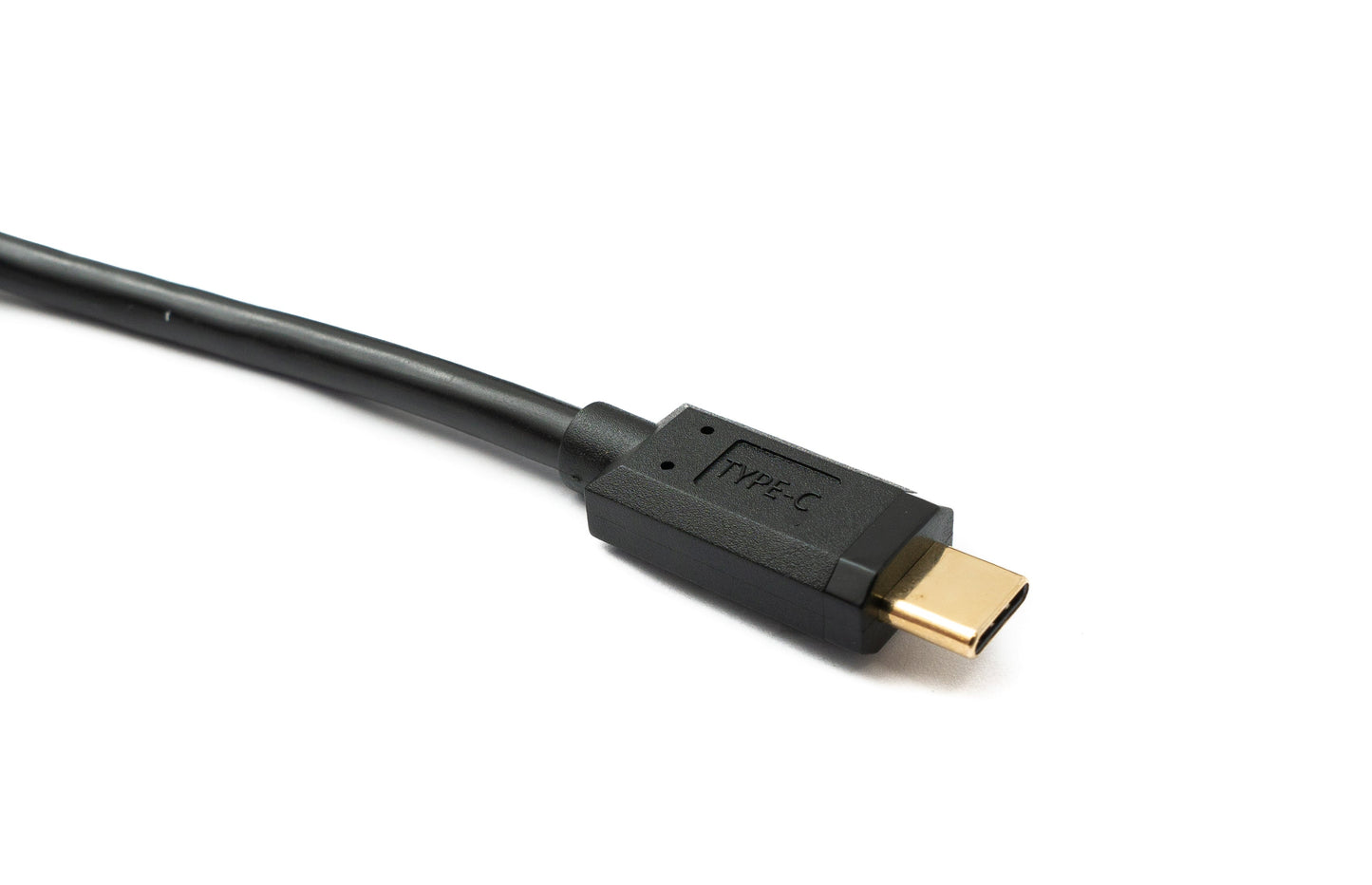 SYSTEM-S USB 3.1 Type C cable 80 cm male to male 5 Gbit/s spiral U Turn 180° angle