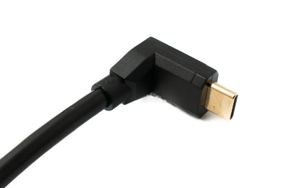 SYSTEM-S USB 3.1 Typ C Kabel 80 cm Stecker zu Stecker 5 Gbit/s Spirale U Turn 180° Winkel