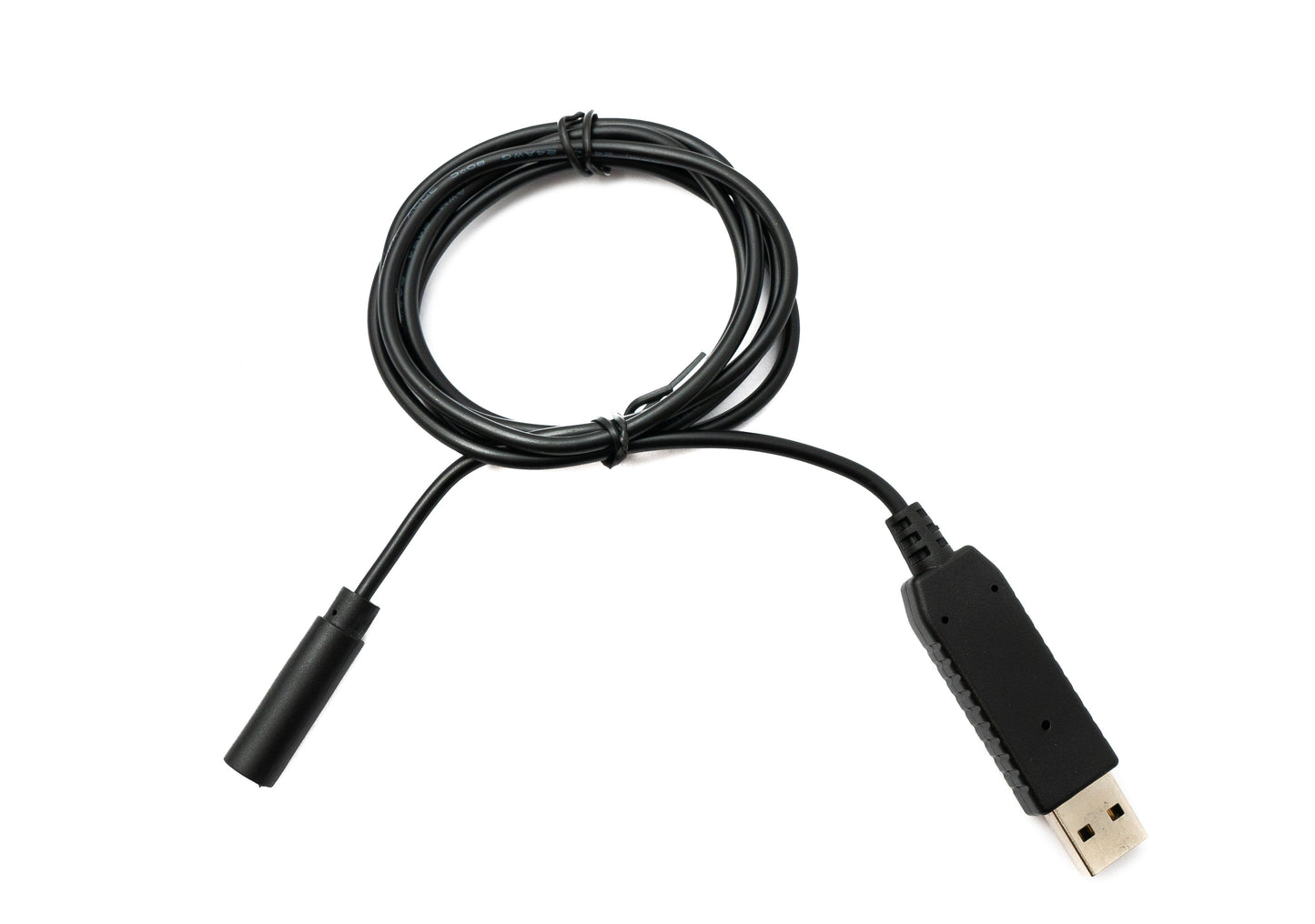 PCsensor Audio Kabel 100 cm Klinke 3,5 mm 2 polig Buchse zu USB 2.0 Typ A Stecker AUX in Schwarz