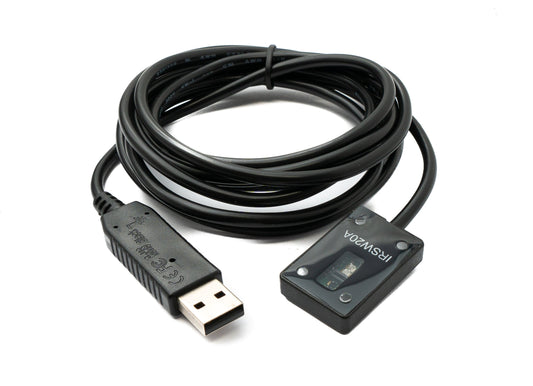 PCsensor USB 2.0 Kabel 2 m Typ A Stecker zu Photoelektrischer Licht Bewegung Sensor in Schwarz