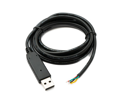 PCsensor USB 2.0 Kabel 2 m Typ A zu 4 Pin Pigtail Draht in Schwarz