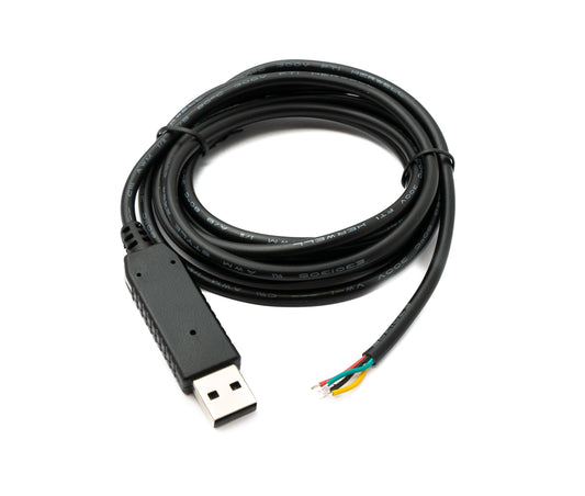 PCsensor USB 2.0 Kabel 2 m Typ A zu 4 Pin Pigtail Draht in Schwarz