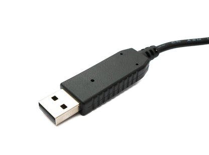 PCsensor USB 2.0 Kabel 2 m Typ A zu 4 Pin Pigtail Draht in Schwarz