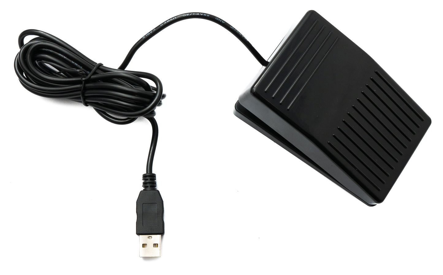 PCsensor USB Fußpedal mechanische Taste Typ A Fuß Pedal für PC Hotkeys in Schwarz