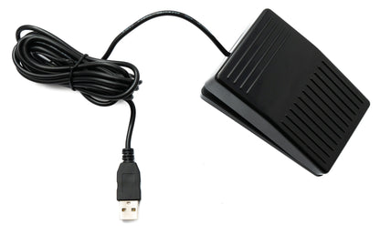 PCsensor USB Fußpedal mechanische Taste Typ A Fuß Pedal für PC Hotkeys in Schwarz
