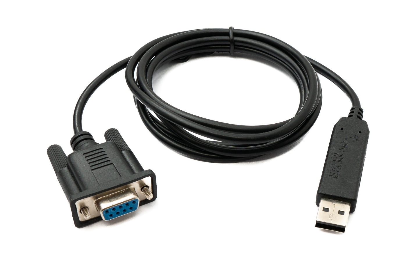 PCsensor USB 2.0 Kabel 150 cm Typ A zu RS232 DB9 Buchse CH340 Chip in Schwarz