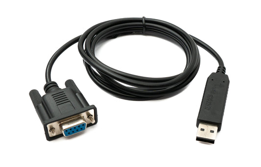 PCsensor USB 2.0 Kabel 150 cm Typ A zu RS232 DB9 Buchse CH340 Chip in Schwarz