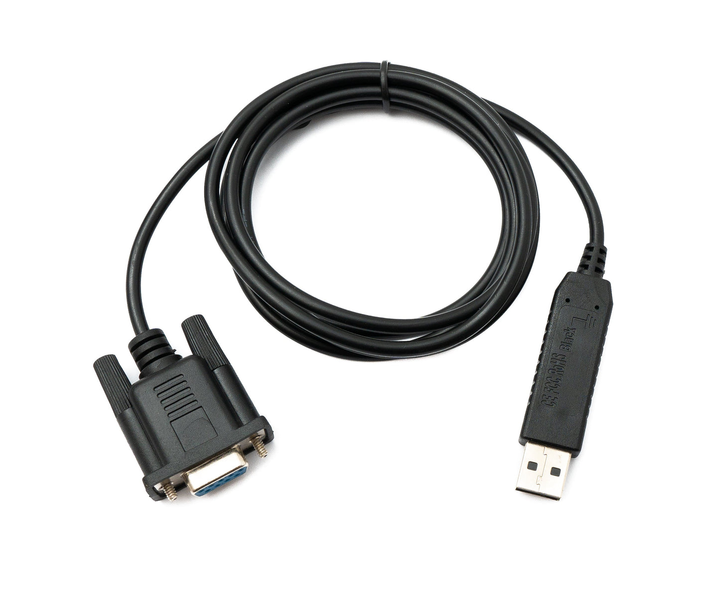 PCsensor USB 2.0 Kabel 150 cm Typ A zu RS232 DB9 Buchse CH340 Chip in Schwarz